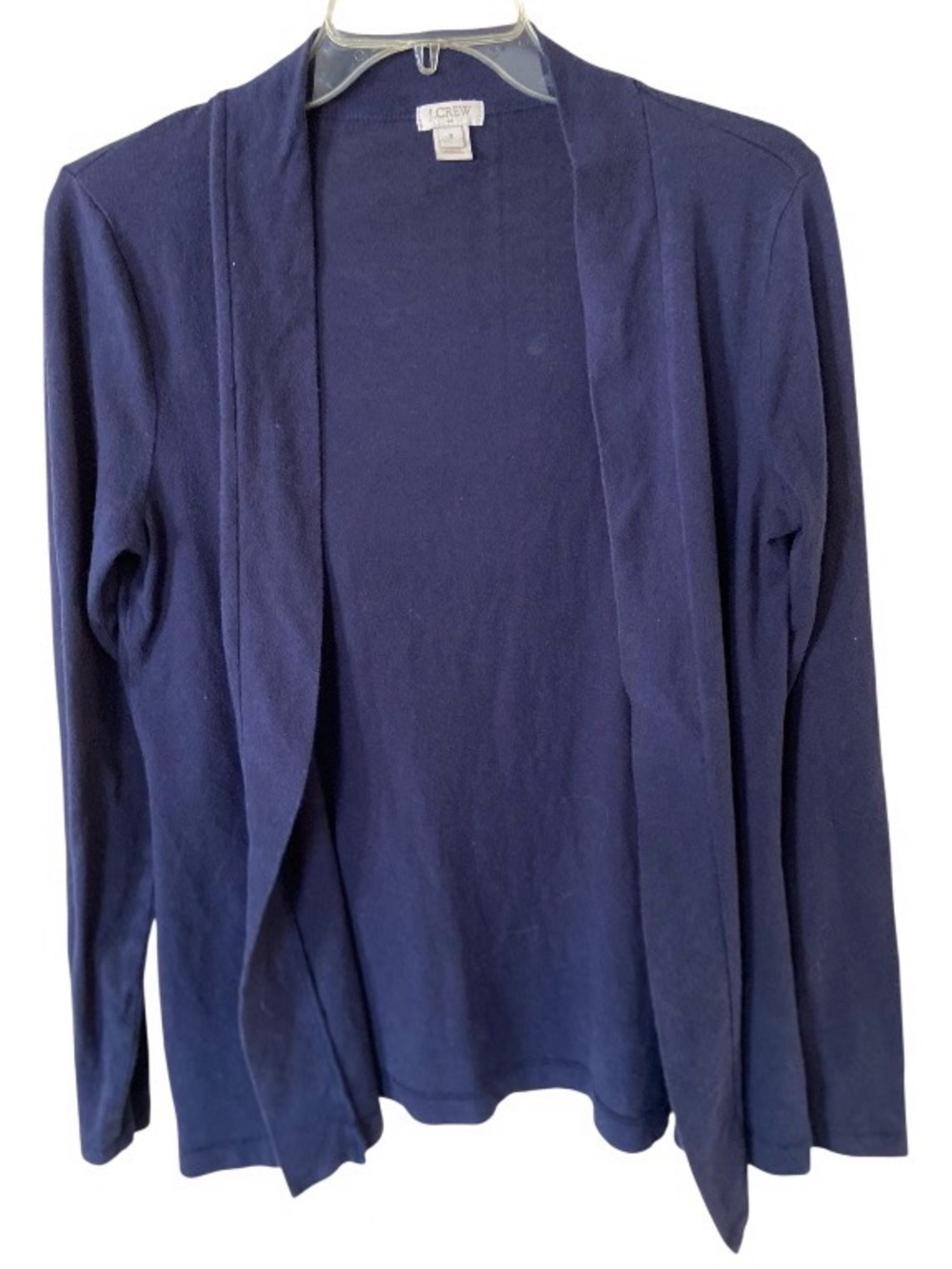 J. Crew Navy Open-Front Women's Sweater Cardigan size S